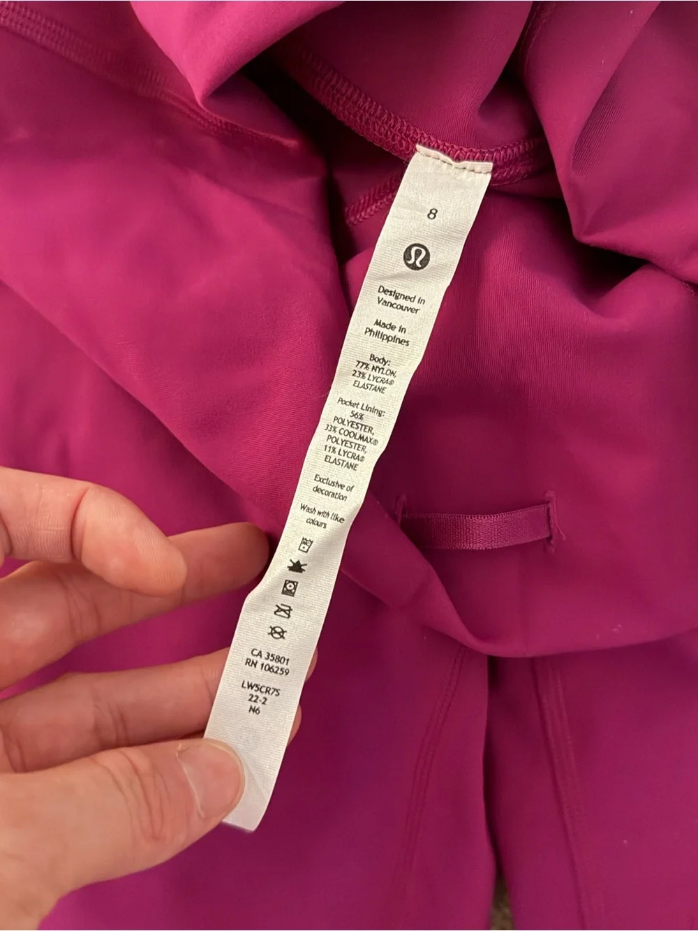 Lululemon Wunder Train High-Rise Tight 25